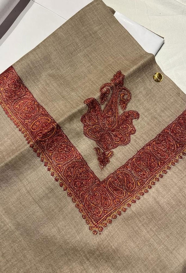 Embroidered Pashmina Shawl